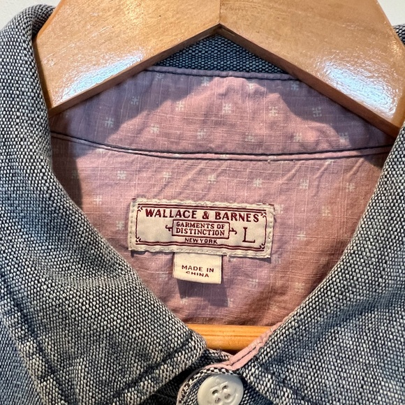 Wallace & Barnes Denim Button Down Shirt - Picture 2 of 3